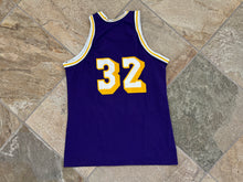 Load image into Gallery viewer, Vintage Los Angeles Lakers Magic Johnson Sand Knit Basketball Jersey, Size Large