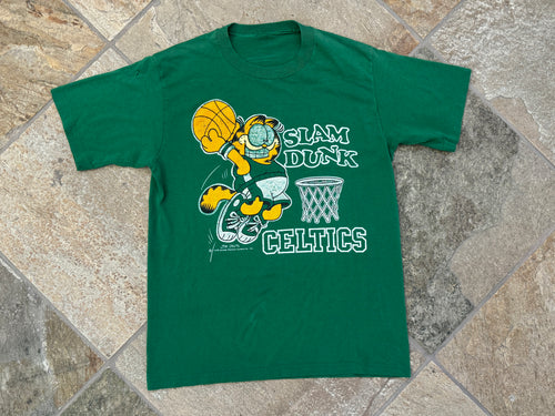 Vintage Boston Celtics Garfield Basketball TShirt, Size Small