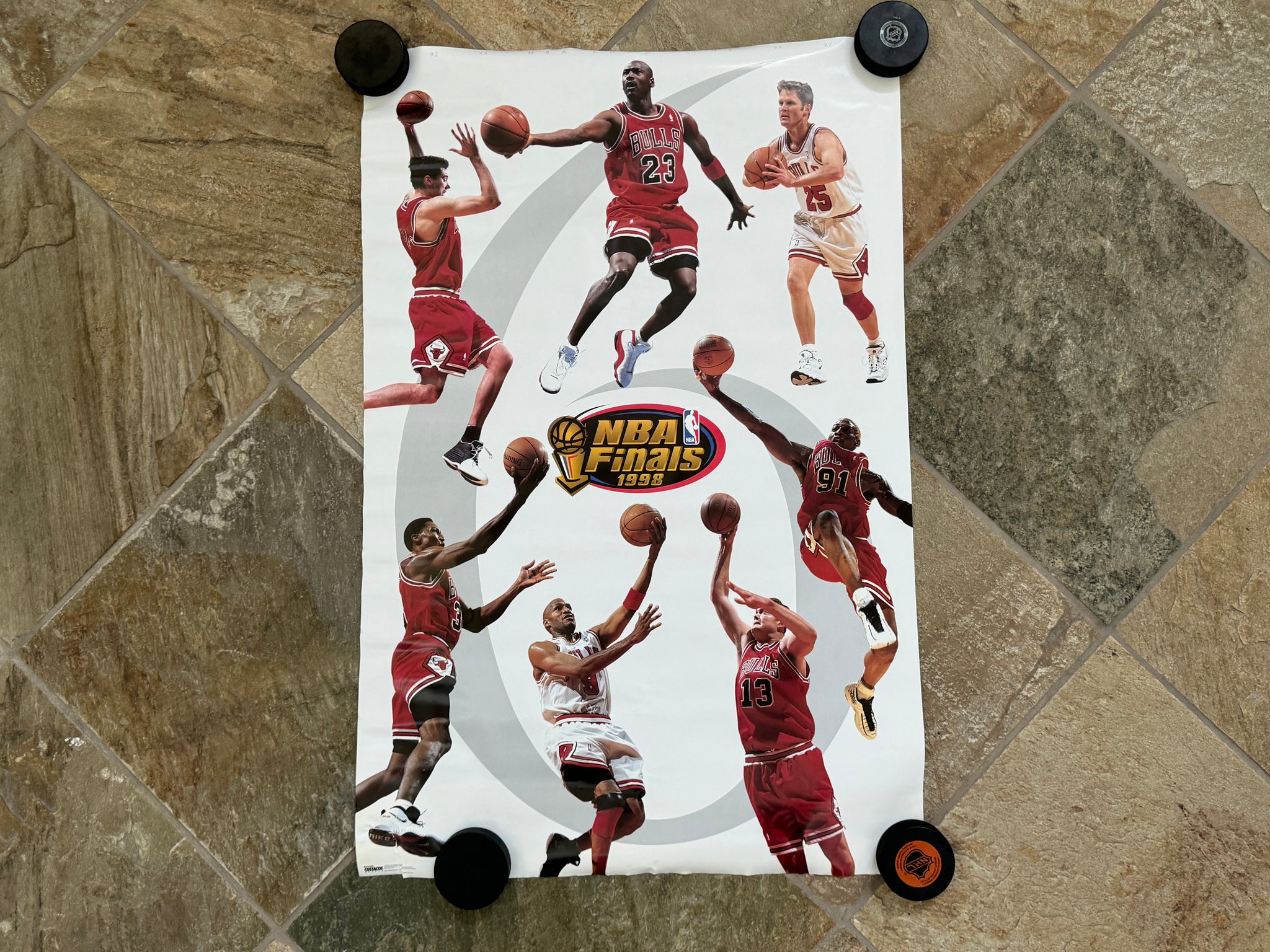 Vintage 1998 NBA Finals Chicago Bulls Michael Jordan Costacos