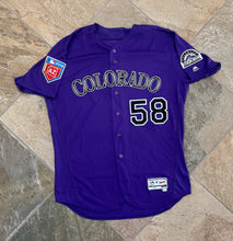 Load image into Gallery viewer, Colorado Rockies Game Worn Dean Espy Majestic Baseball Jersey, Size 50, XL