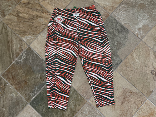 Vintage Miami Hurricanes Zubaz College Pants, Size XL