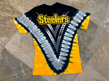 Load image into Gallery viewer, Vintage Pittsburgh Steelers Majestic Tie Dye Football TShirt, Size Medium