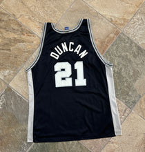 Load image into Gallery viewer, Vintage San Antonio Spurs Tim Duncan Champion Basketball Jersey, Size 52, XXL