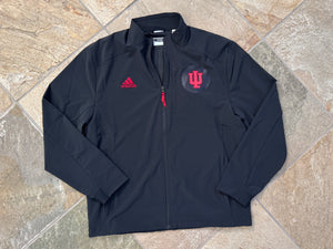 Indiana Hoosiers Adidas Team Issued Windbreaker College Jacket, Size XL