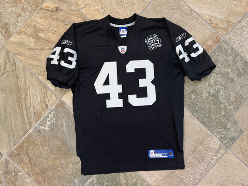 Vintage Oakland Raiders Authentic Reebok Football Jersey, Size Large, 46