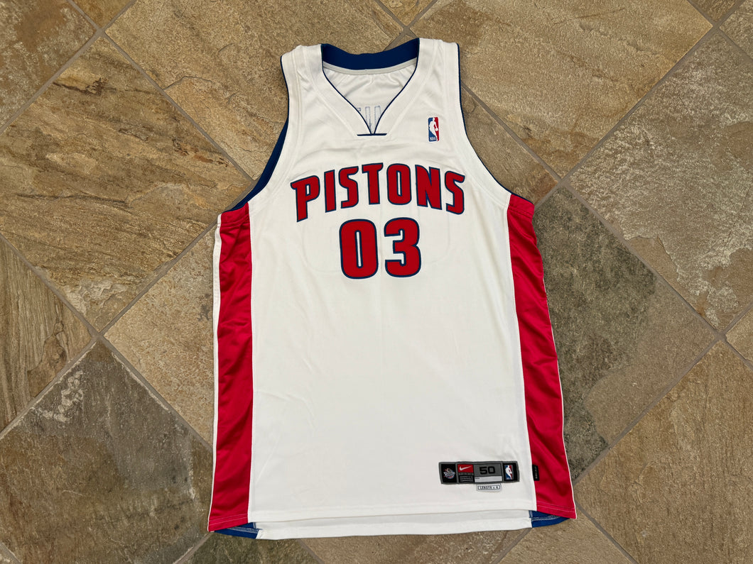 Vintage Detroit Pistons Tommy Smith Team Draft Issued Nike Basketball Jersey