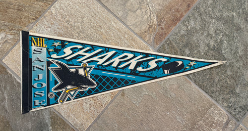 Vintage San Jose Sharks Wincraft NHL Hockey Pennant