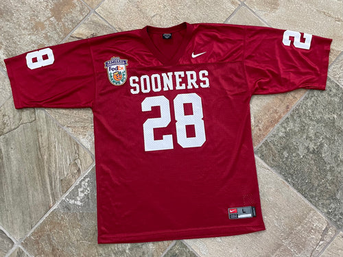 Vintage Oklahoma Sooners Adrian Peterson Nike College Football Jersey, Size Large