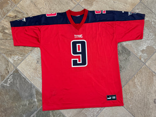Vintage Tennessee Titans Steve McNair Puma Football Jersey, Size XXL