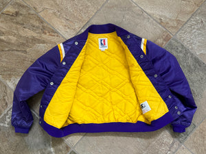 Vintage Los Angeles Lakers Starter Satin Basketball Jacket, Size Youth Large