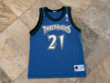 Load image into Gallery viewer, Vintage Minnesota Timberwolves Kevin Garnett Champion Basketball Jersey, Size Youth Large, 14-16
