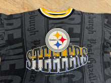 Load image into Gallery viewer, Vintage Pittsburgh Steelers Gallop Front Pages Football TShirt, Size XL