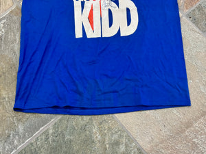Vintage SNJD Pilots Jason Kidd Signed Russell Basketball TShirt, Size Large