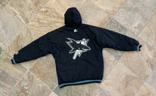 Load image into Gallery viewer, Vintage San Jose Sharks Starter Parka Hockey Jacket, Size Large