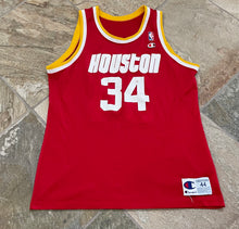 Load image into Gallery viewer, Vintage Houston Rockets Hakeem Olajuwon Champion Basketball Jersey, Size 44, Large