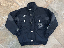 Load image into Gallery viewer, Vintage Oakland Raiders Logo Athletic Parka Football Jacket, Size Medium