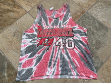 Load image into Gallery viewer, Vintage Tampa Bay Buccaneers Mike Alstott Tie Dye Tank Top Football TShirt, Size Large