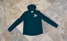Load image into Gallery viewer, Oakland Athletics Majestic Hooded Long Sleeve Baseball TShirt, Size Small