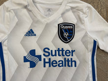 Load image into Gallery viewer, San Jose Earthquakes Adidas Soccer Jersey, Size Youth Small, 8-10