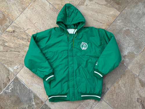 Vintage Boston Celtics Starter Parka Basketball Jacket, Size Large