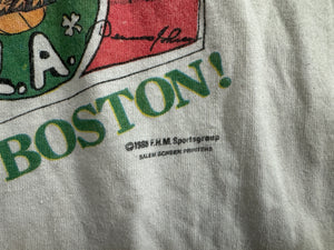 Vintage Boston Celtics Best Six Pack Basketball TShirt, Size Small