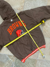 Load image into Gallery viewer, Vintage Cleveland Browns Starter Parka puffer Football Jacket, Size XL