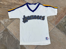 Load image into Gallery viewer, Vintage Seattle Mariners Sand Knit Baseball Jersey, Size Youth Small, 6-8
