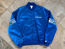 Load image into Gallery viewer, Vintage Seattle Seahawks Starter Satin Football Jacket, Size Large