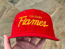 Load image into Gallery viewer, Vintage Calgary Flames Sports Specialties Script Snapback Hockey Hat