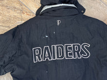 Load image into Gallery viewer, Vintage Oakland Raiders Pro Player Reversible Parka Football Jacket, Size XL
