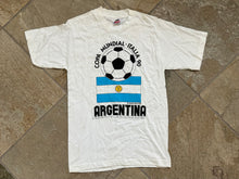 Load image into Gallery viewer, Vintage Argentina 1990 World Cup Italy Italia Soccer TShirt, Size Small ###