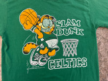 Load image into Gallery viewer, Vintage Boston Celtics Garfield Basketball TShirt, Size Small