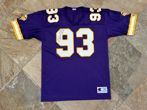 Vintage Minnesota Vikings John Randle Champion Football Jersey, Size 44, Large