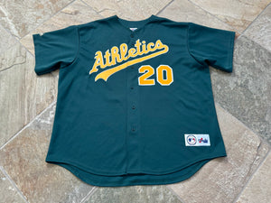 Vintage Oakland Athletics Mark Mulder Majestic Baseball Jersey, Size XXL