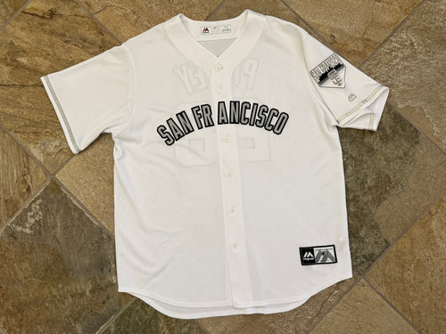 Vintage San Francisco Giants Buster Posey Majestic Baseball Jersey, Size XL