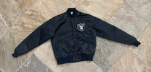 Load image into Gallery viewer, Vintage Los Angeles Raiders Starter Satin Football Jacket, Size Medium