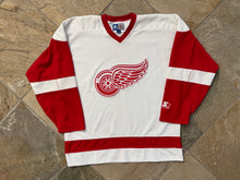 Load image into Gallery viewer, Vintage Detroit Red Wings Starter Hockey Jersey, Size Large