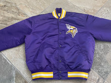 Load image into Gallery viewer, Vintage Minnesota Vikings Starter Satin Football Jacket, Size Large