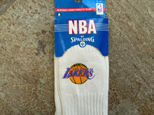 Load image into Gallery viewer, Vintage Los Angeles Lakers Spalding NBA Basketball Socks, Size Large