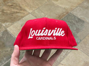 Vintage Louisville Cardinals Sports Specialties Script Snapback College Hat
