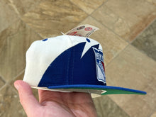 Load image into Gallery viewer, Vintage New York Rangers Logo Athletic Sharktooth Snapback Hockey Hat