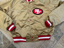 Load image into Gallery viewer, Vintage San Francisco 49ers Chalk Line Satin Football Jacket, Size Large