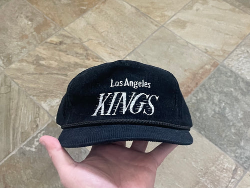 Vintage Los Angeles Kings Youngan Corduroy Script Hockey Hat