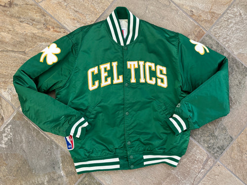 Vintage Boston Celtics Starter Satin Basketball Jacket, Size Large