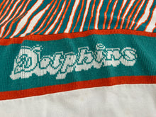 Load image into Gallery viewer, Vintage Miami Dolphins Zubaz Cliff Engle Sweater Football Sweatshirt, Size Small