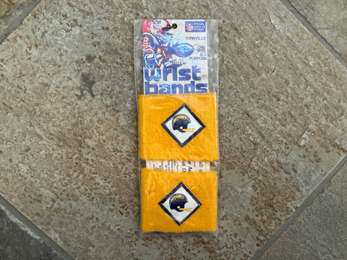Vintage San Diego Chargers NFL Football Wristbands ###