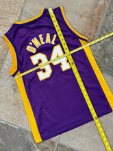 Load image into Gallery viewer, Vintage Los Angeles Lakers Shaquille O’Neal Champion Basketball Jersey, Size Youth Medium, 10-12