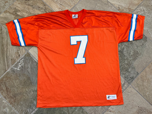 Vintage Denver Broncos John Elway Logo Athletic Football Jersey, Size XXL