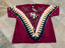 Load image into Gallery viewer, San Francisco 49ers Team NFL Tie Dye Football TShirt, Size XXL