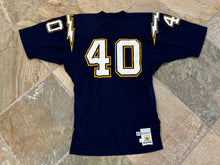 Load image into Gallery viewer, Vintage San Diego Chargers Gary Anderson Game Worn Sand Knit Football Jersey